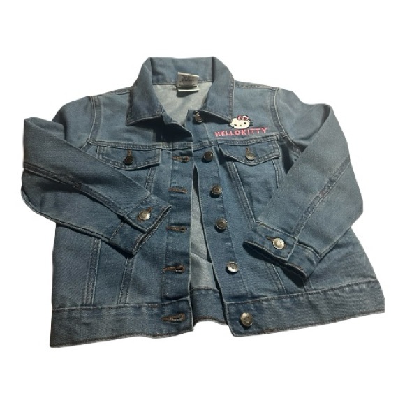 Hello Kitty Kids Jean Jacket - Light Blue - Picture 4 of 10